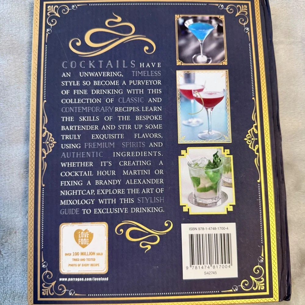 The Art of Mixology Classic Cocktails Curious Concoctions Hardcover 2015 Parrago